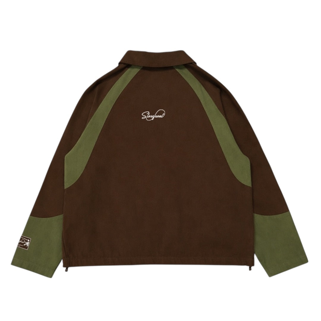 Canvas Drill Top (Brown)