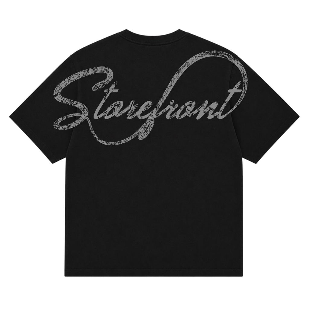 Snake Script T-shirt (Black)