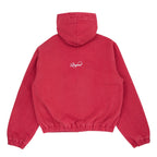 Duck Canvas Zip Up Hoodie (Washed Red)