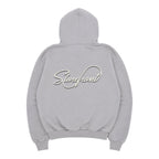 Vintage Script Hoodie (Washed Grey)
