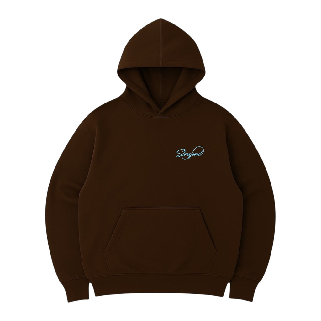 Script Hoodie (Brown)