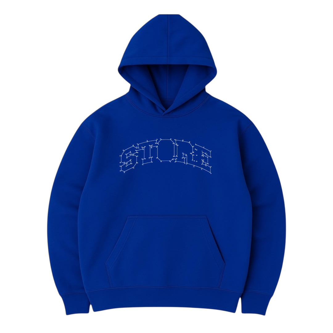Store Dot to Dot Hoodie (Cobalt Blue)