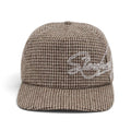 Script Houndstooth Cap (Brown)