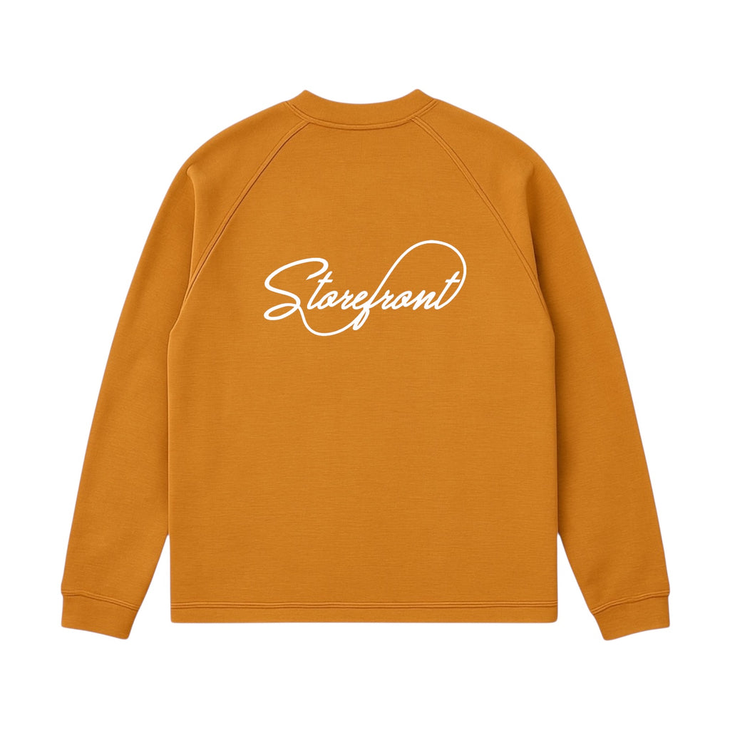 Script Waffle Longsleeve (Orange)