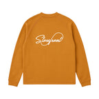 Script Waffle Longsleeve (Orange)