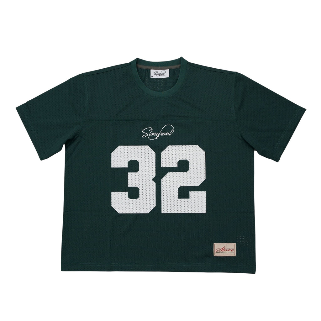 Script Mesh Jersey (Forrest Green)