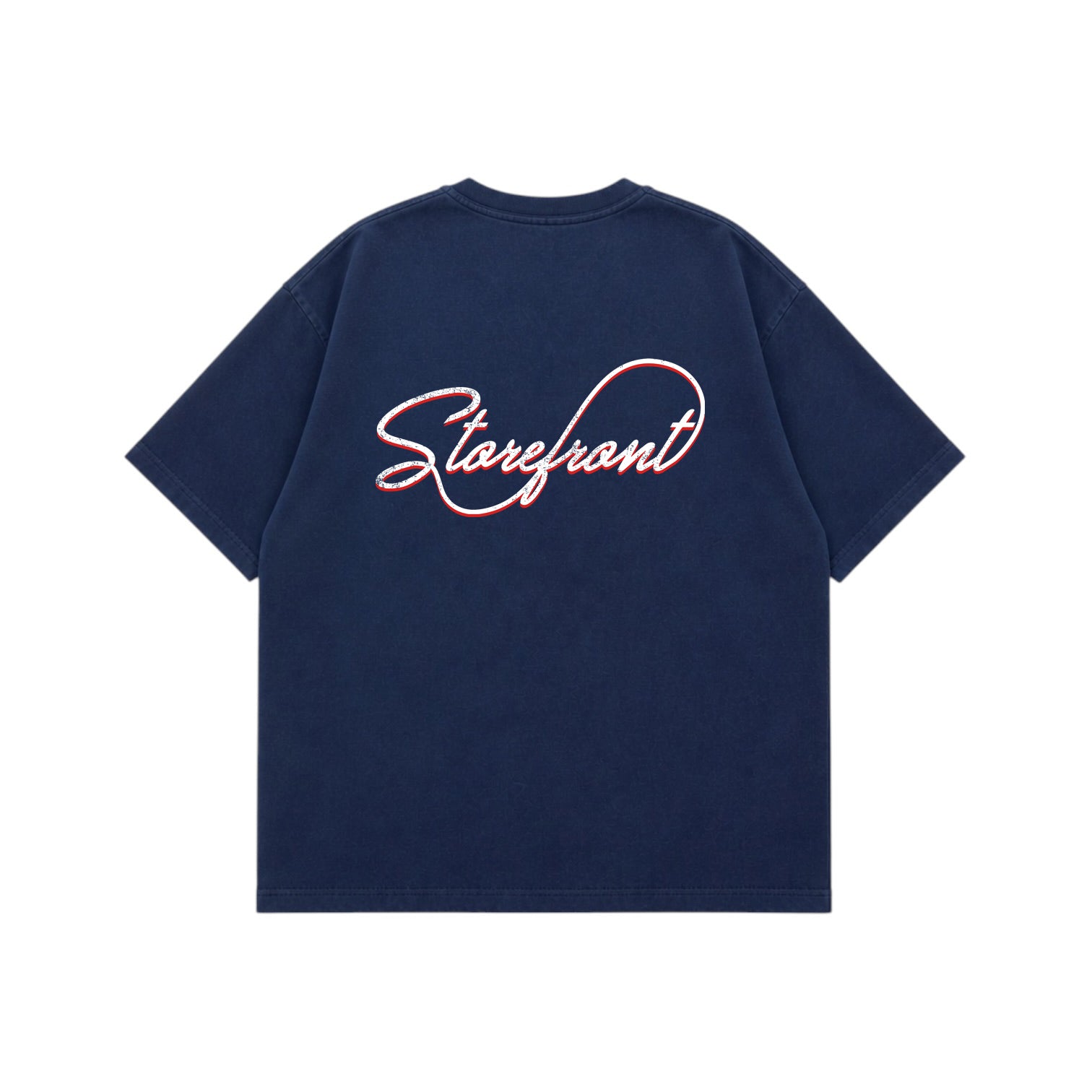 Vintage Script T-Shirt (Washed Navy)