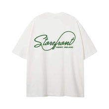 Load image into Gallery viewer, Script Logo Tee (White/Green)
