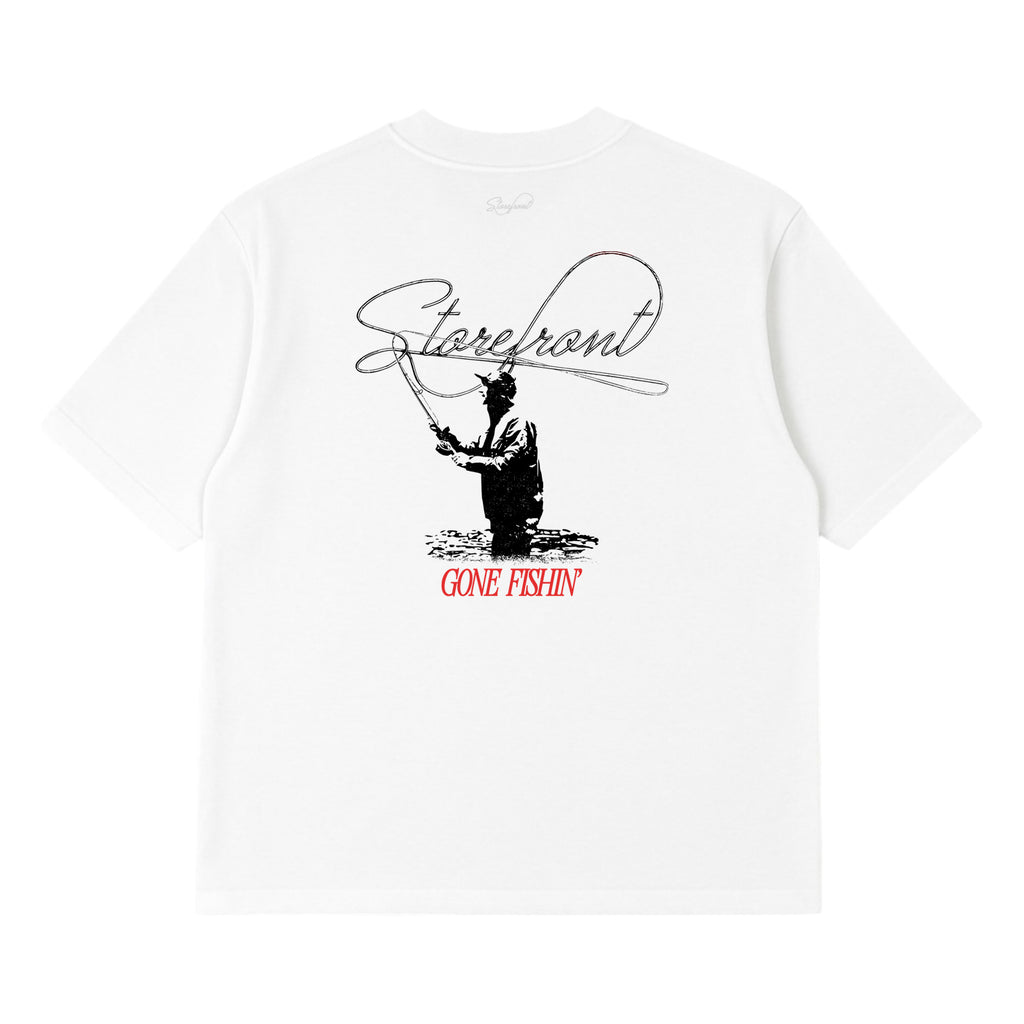 Gone Fishin' T-Shirt (White)