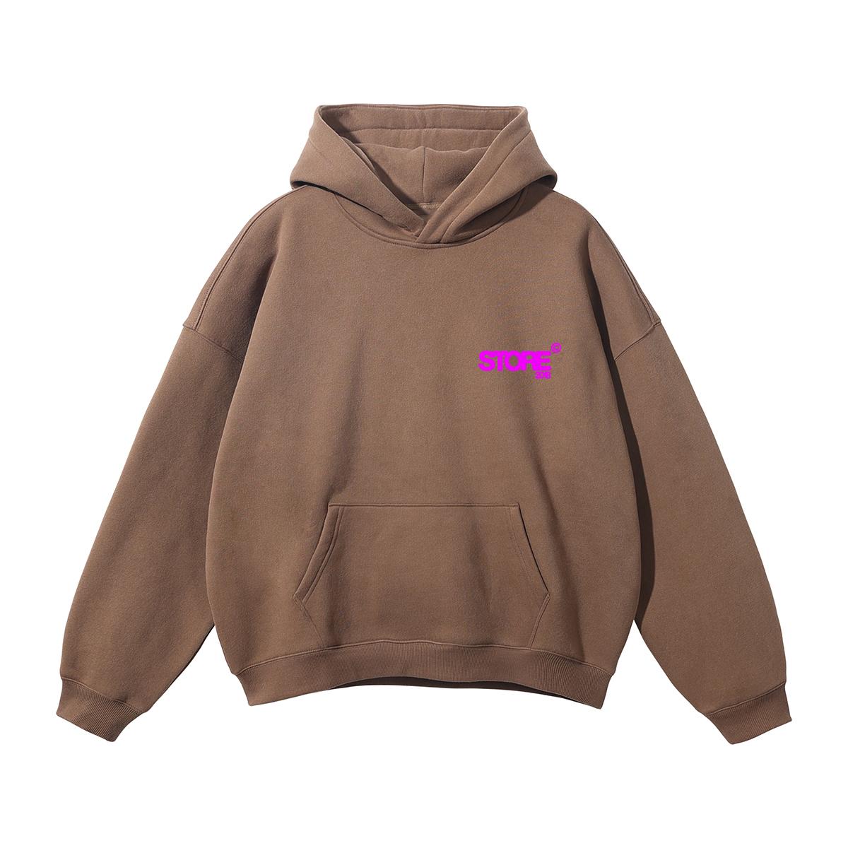 'Team' hoodie (Brown)