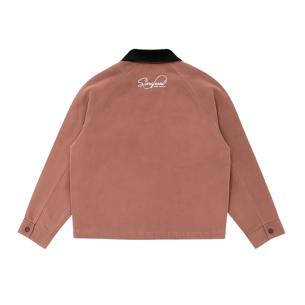 Duck Canvas Work Jacket (Washed Taupe)