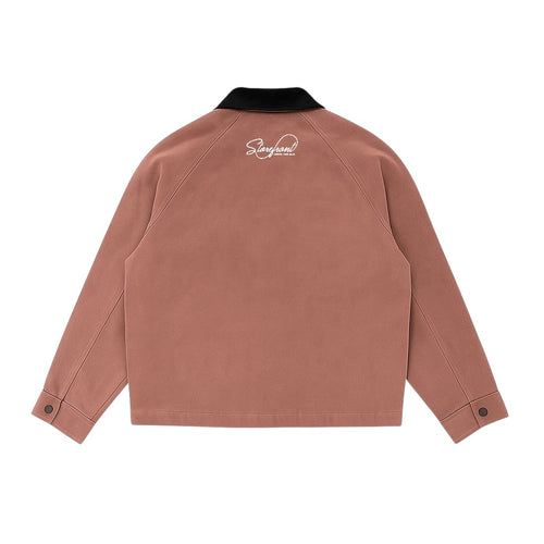 Duck Canvas Work Jacket (Washed Taupe)