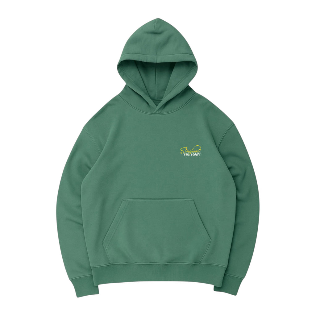 Gone Fishin' Hoodie (Sage Green)