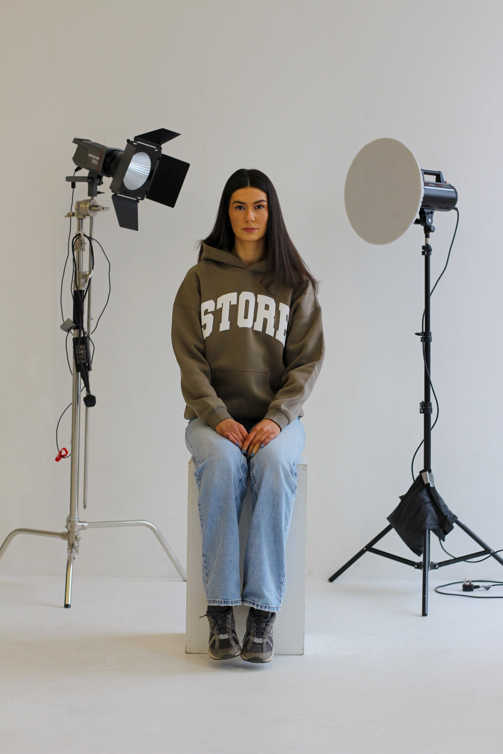 Store Heavyweight Hoodies (Olive)