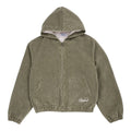 Duck Canvas Zip Up Hoodie (Washed Green)