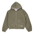 Duck Canvas Zip Up Hoodie (Washed Green)