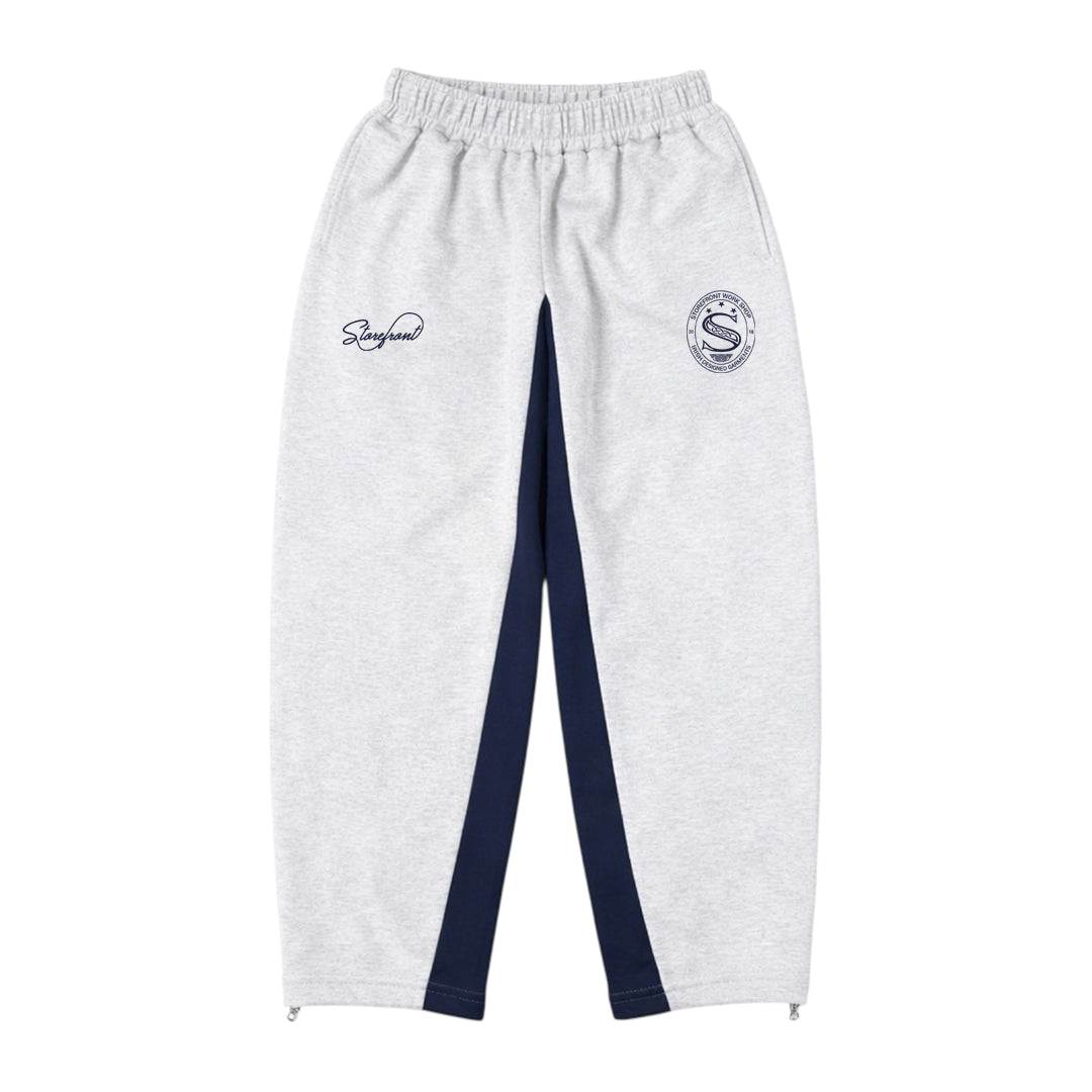 Club Open Cuff Joggers (Grey/Navy)
