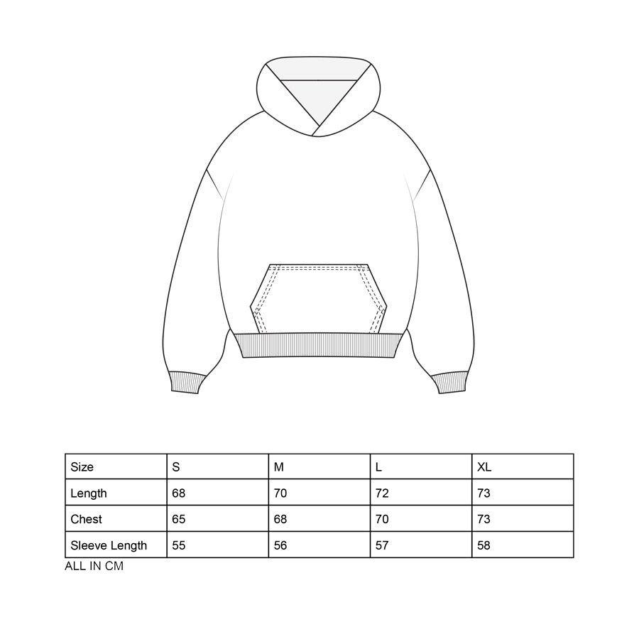 STR Clover Heavyweight Hoodie (Black)
