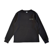 Load image into Gallery viewer, Waffle Longsleeve (Charcoal)
