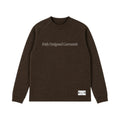 Three Leaf Halftone Waffle (Brown)
