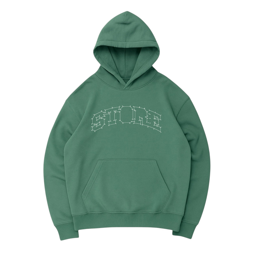 Store Dot to Dot Hoodie (Sage Green)