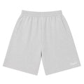 Mini-Script Cotton Shorts (Grey)