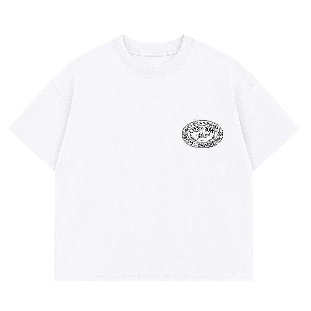Crest Oak T-Shirt (Washed White)