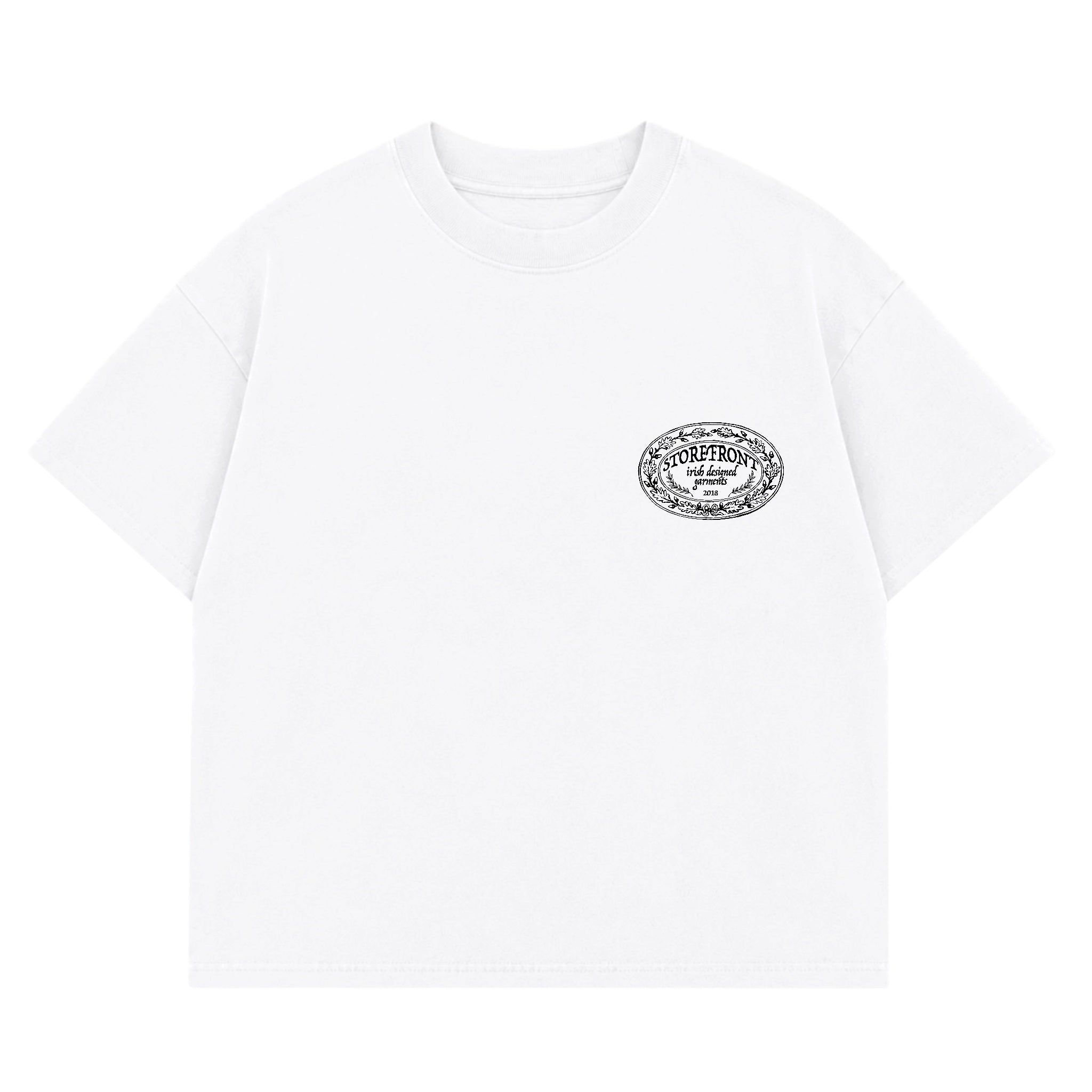 Crest Oak T-Shirt (Washed White)