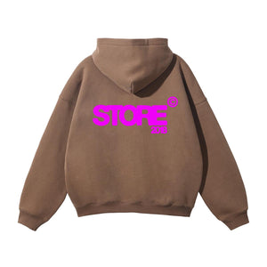 'Team' hoodie (Brown)