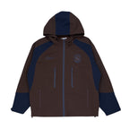Club Technical Waterproof Jacket (Brown/Navy)