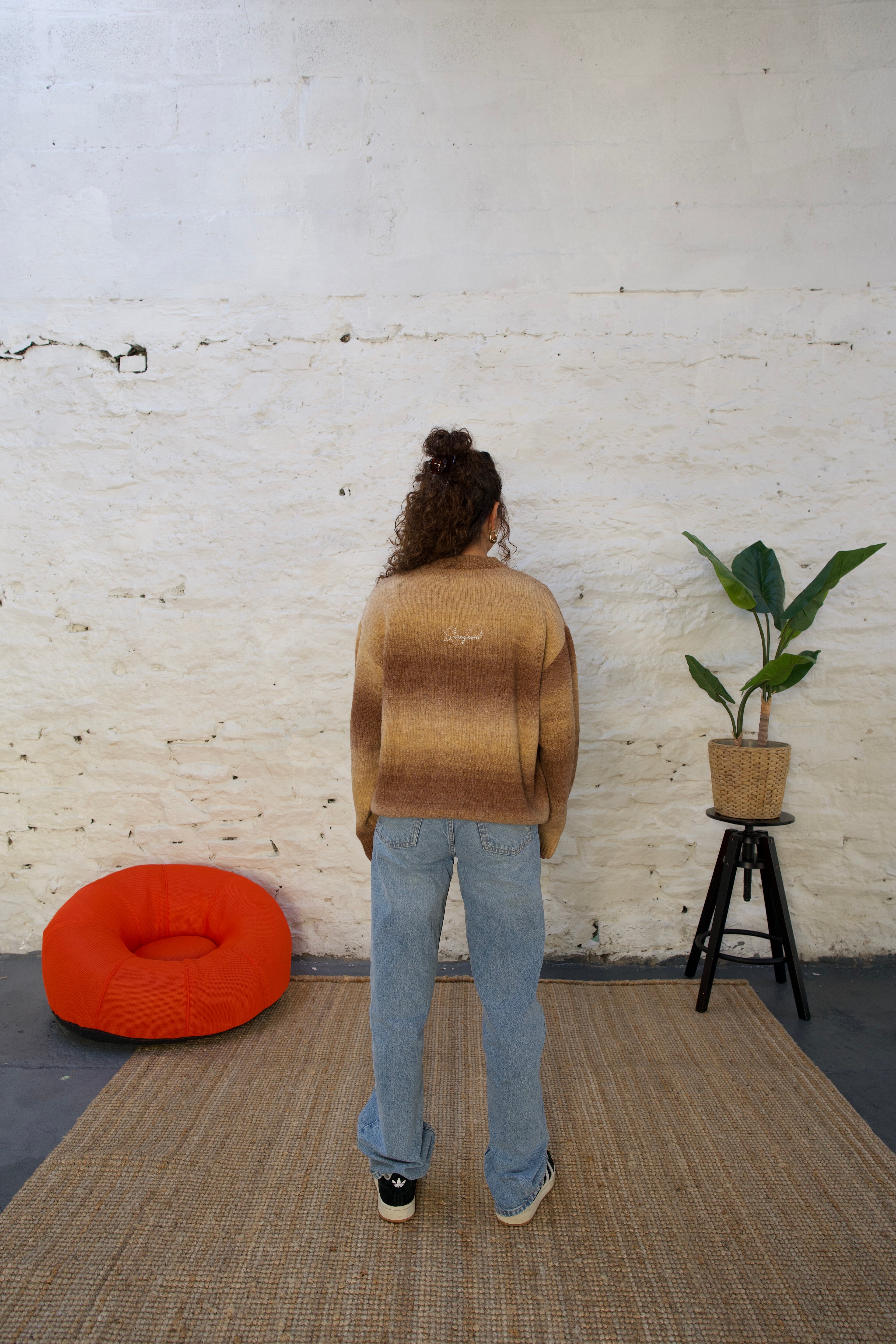 Ombré Mohair Knit (Sand)