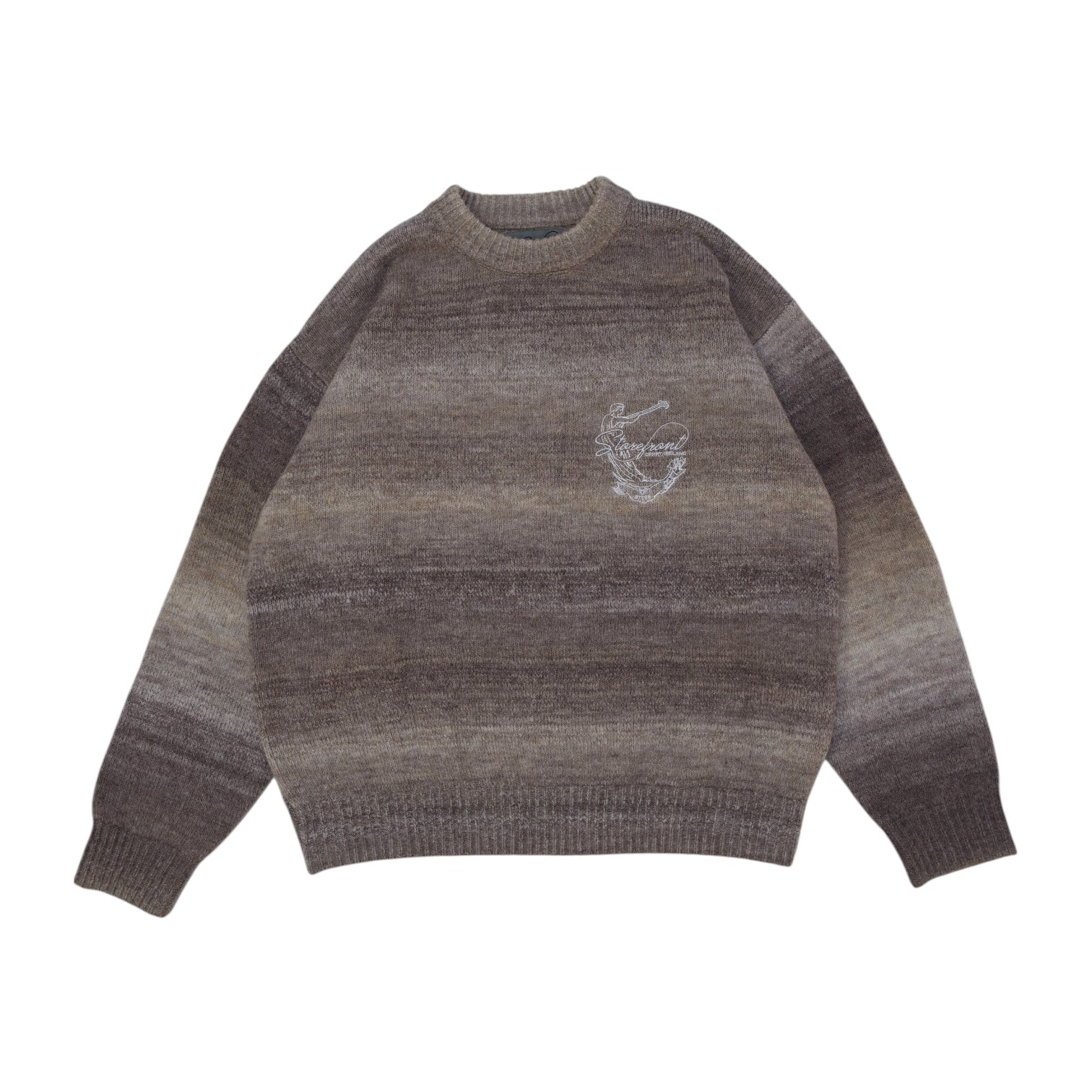 Ombré Mohair Knit (Mocha)