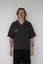 Load image into Gallery viewer, Waffle Knit Polo Shirt (Charcoal)
