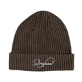 Script Fisherman Beanie (Brown)