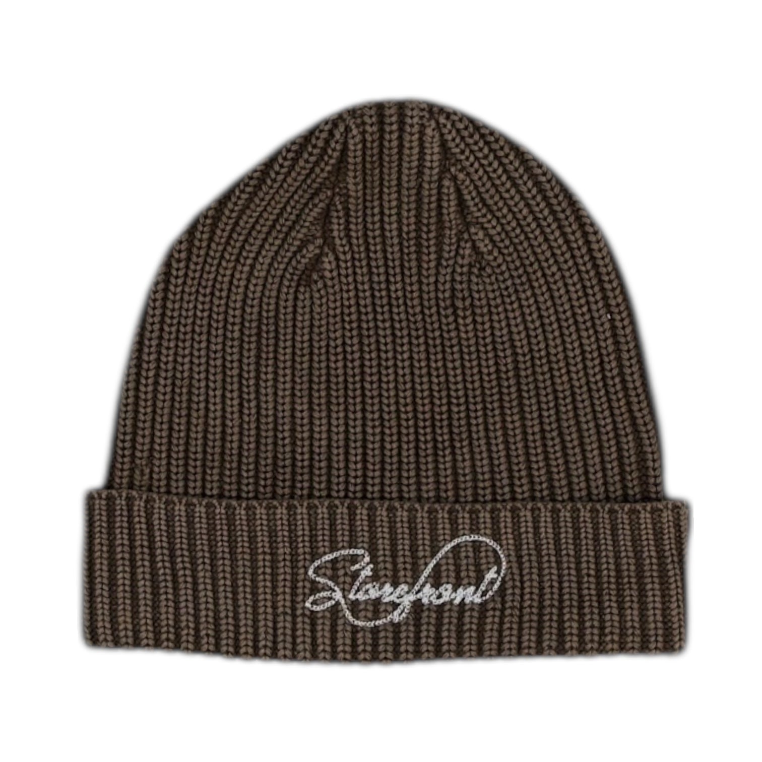 Script Fisherman Beanie (Brown)