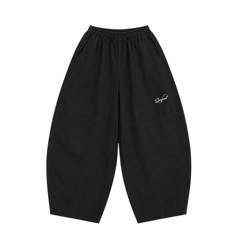 Utility Barrel Pants (Black)