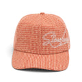 Script Houndstooth Cap (Peach)