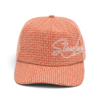 Script Houndstooth Cap (Peach)