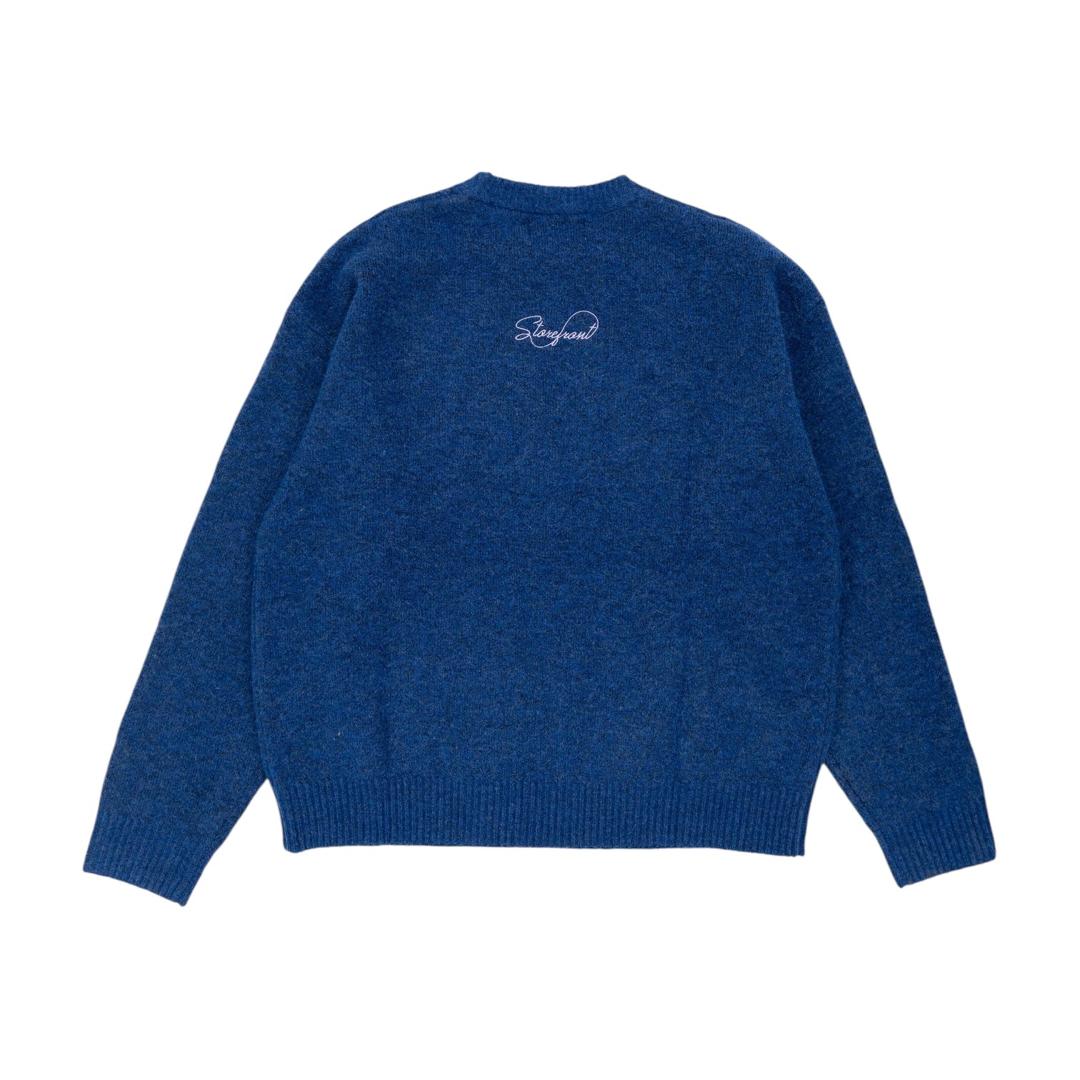 Script Mohair Knit (Cobalt)