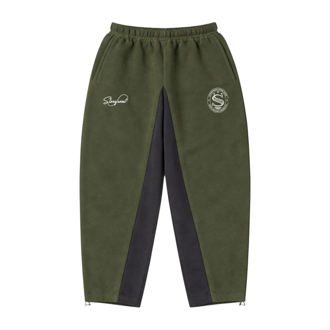 Club Open Cuff Joggers (Moss/Charcoal)