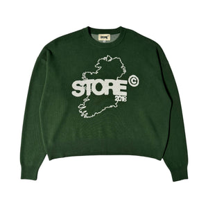 Éire Knitted Jumper (Emerald Green)