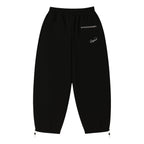 Mini-Script Open Cuff Joggers (Black)