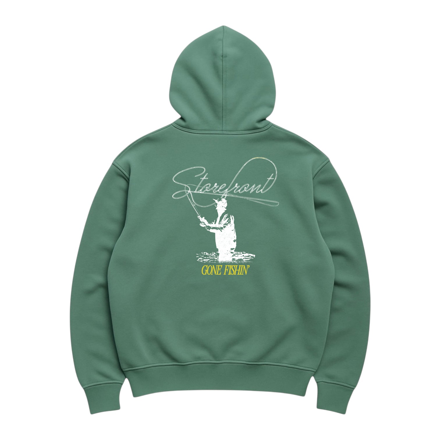 Gone Fishin' Hoodie (Sage Green)