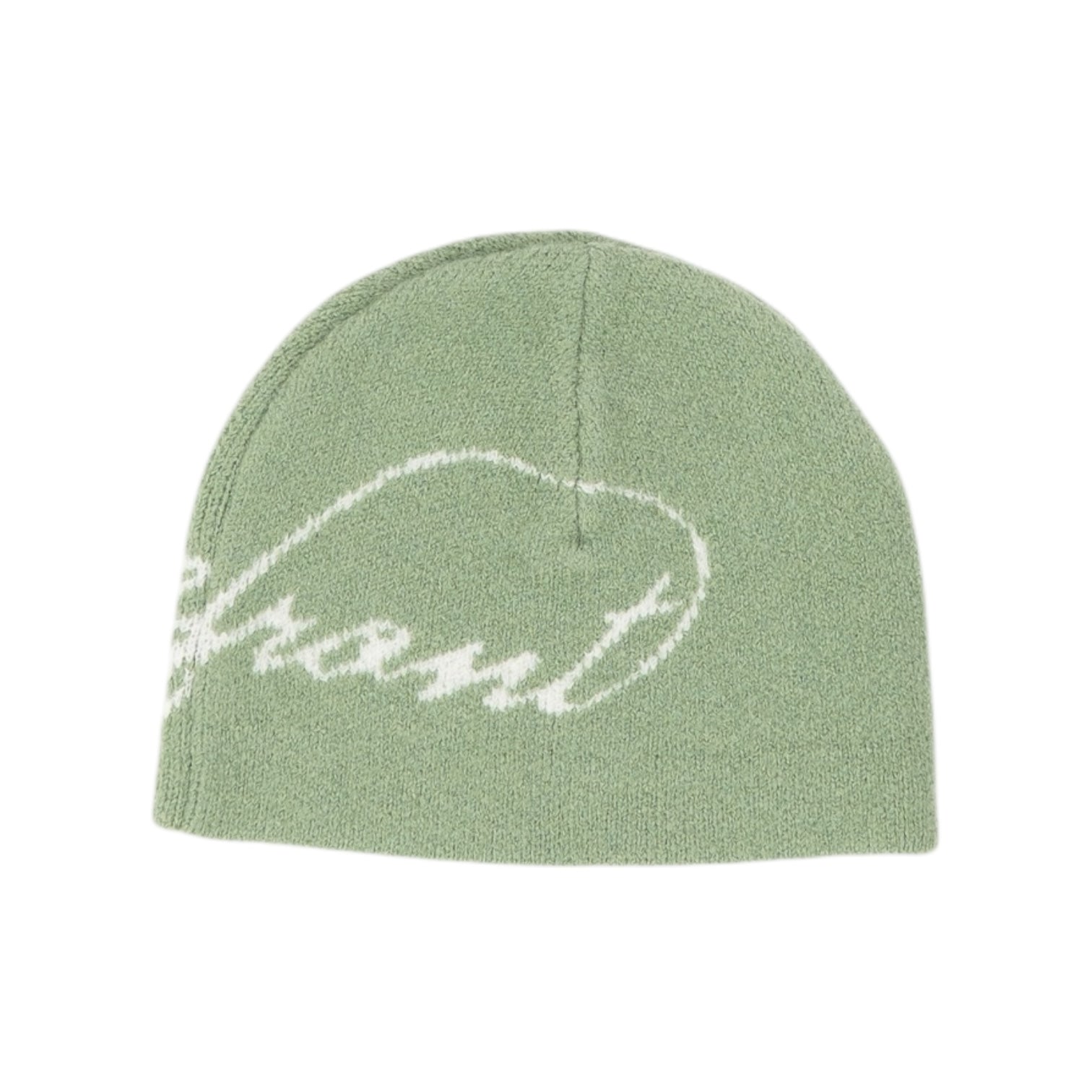 Script Mohair Skull Beanie (Sage)