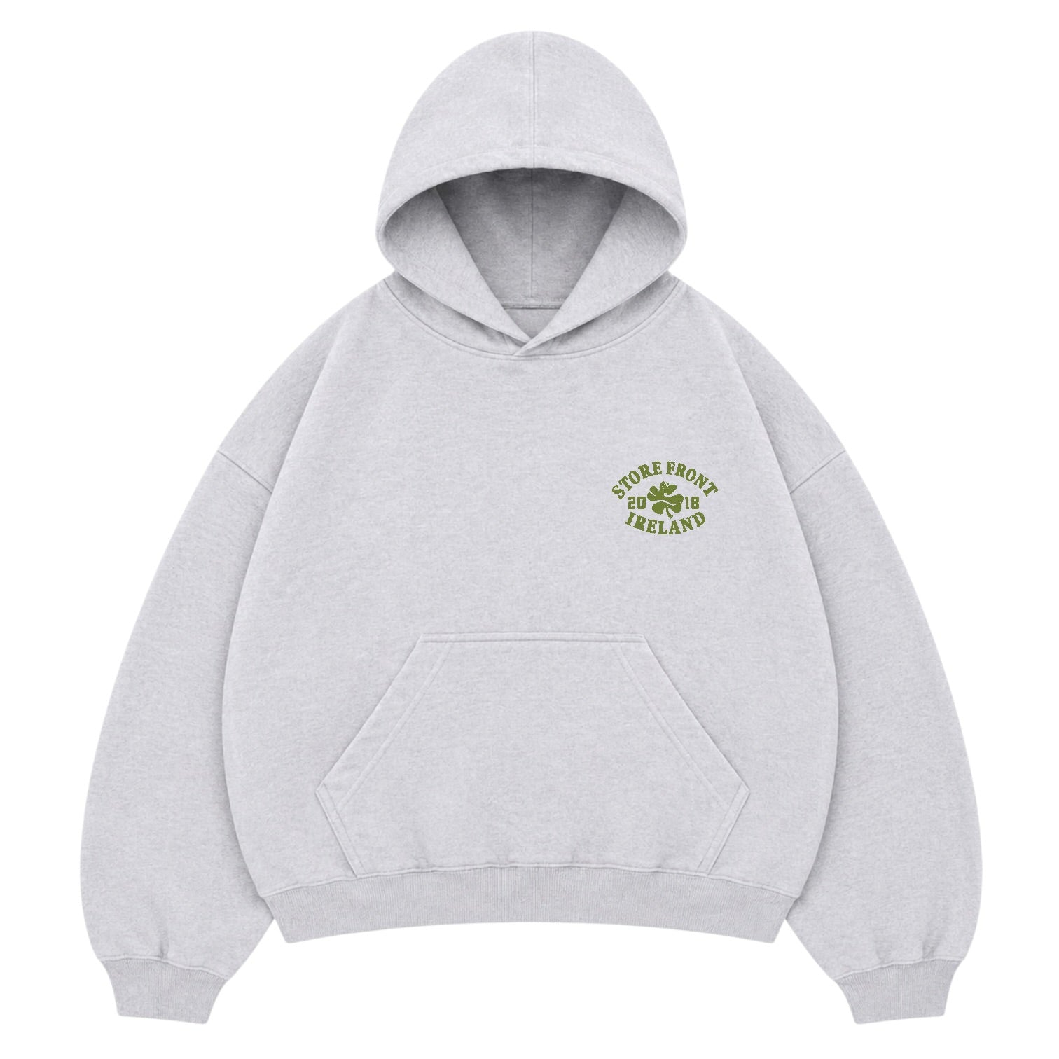 Spellout Hoodie (Light Ash Grey)