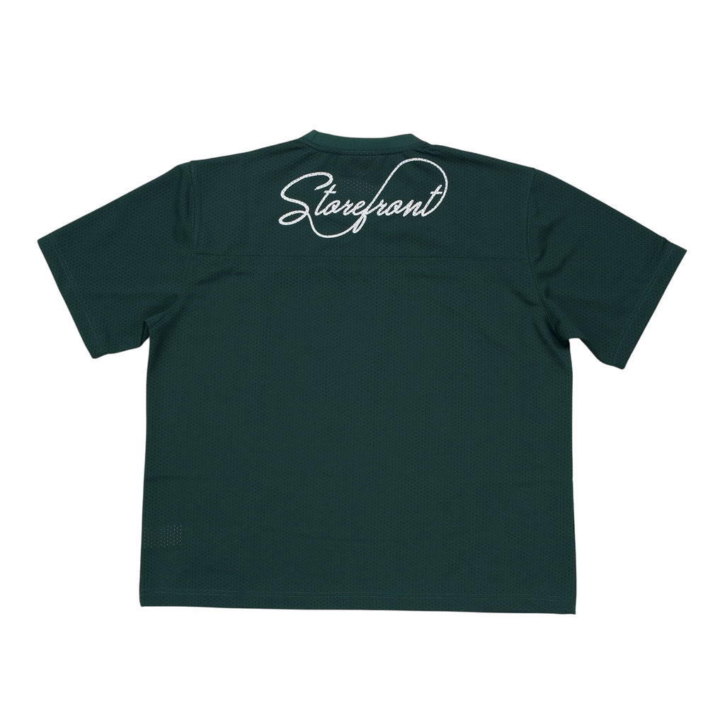 Script Mesh Jersey (Forrest Green)