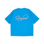 Vintage Script T-Shirt (Washed Azure)