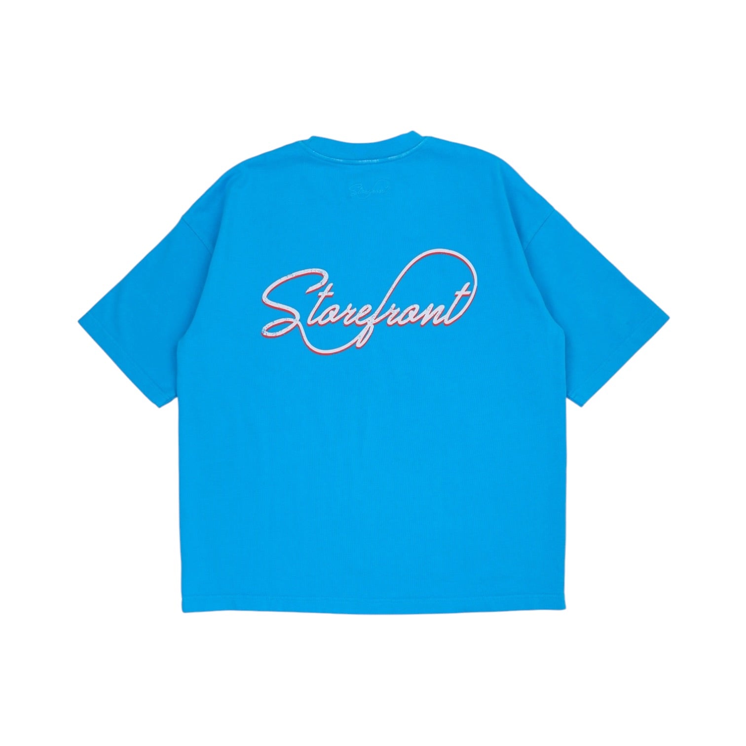 Vintage Script T-Shirt (Washed Azure)