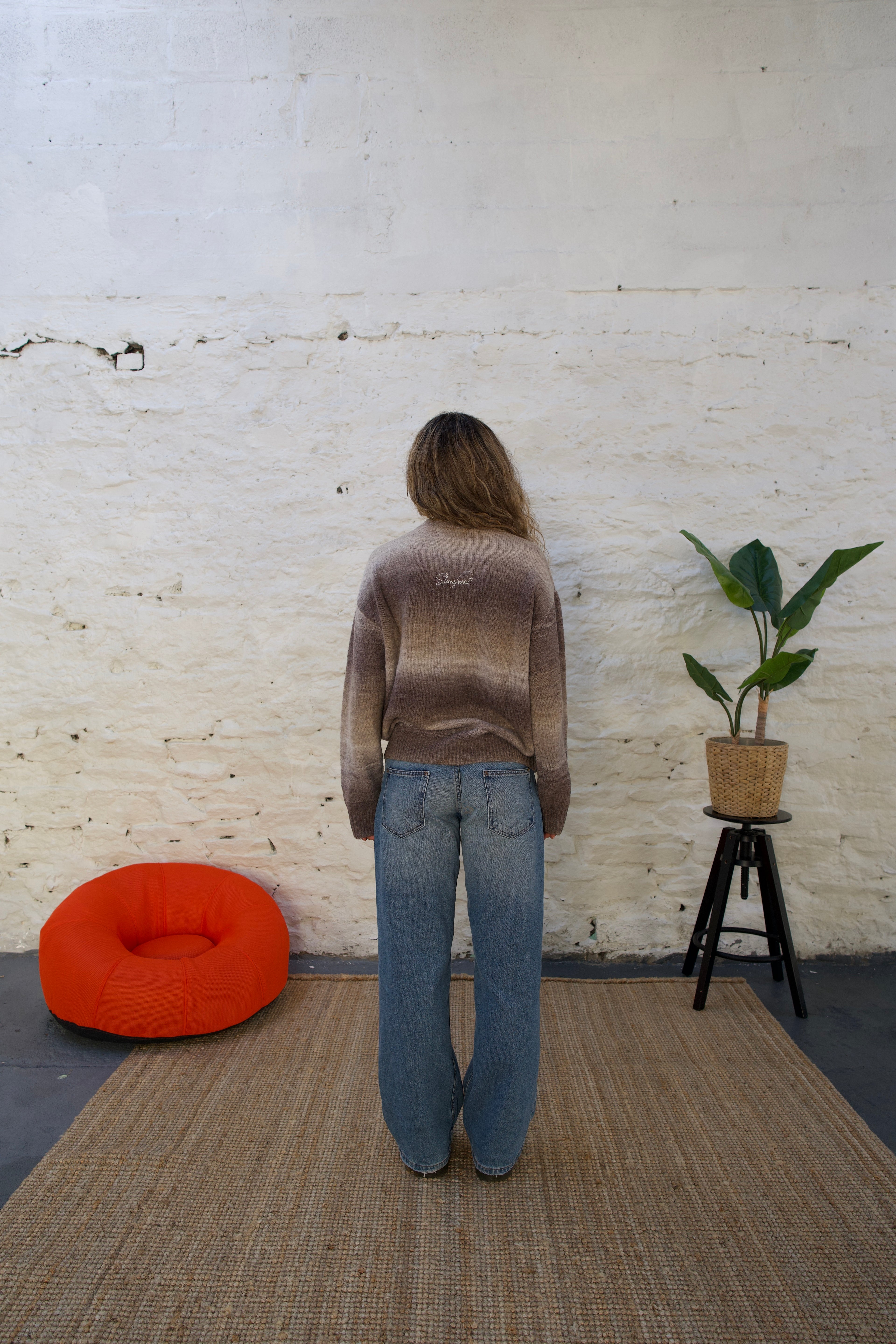 Ombré Mohair Knit (Mocha)