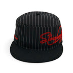 Script Pillbox Cap (Black)